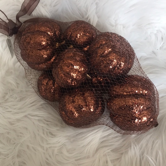 Fall Harvest Autumn glitter pumpkin set - Picture 5 of 7